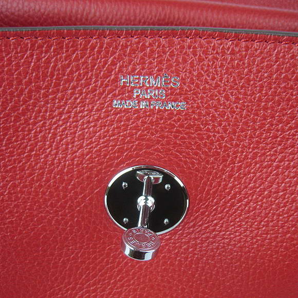 High Quality Replica Hermes Lindy 26CM Shoulder Bag Red - Click Image to Close